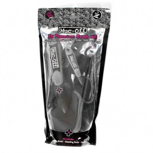 MUC-OFF Kit de Cepillos de Limpieza MUC OFF X3 Útiles Limpieza