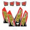 PRO CIRCUIT Kit Adhesivos Escape PRO CIRCUIT T-6 Dual Honda CRF Acc. Escape