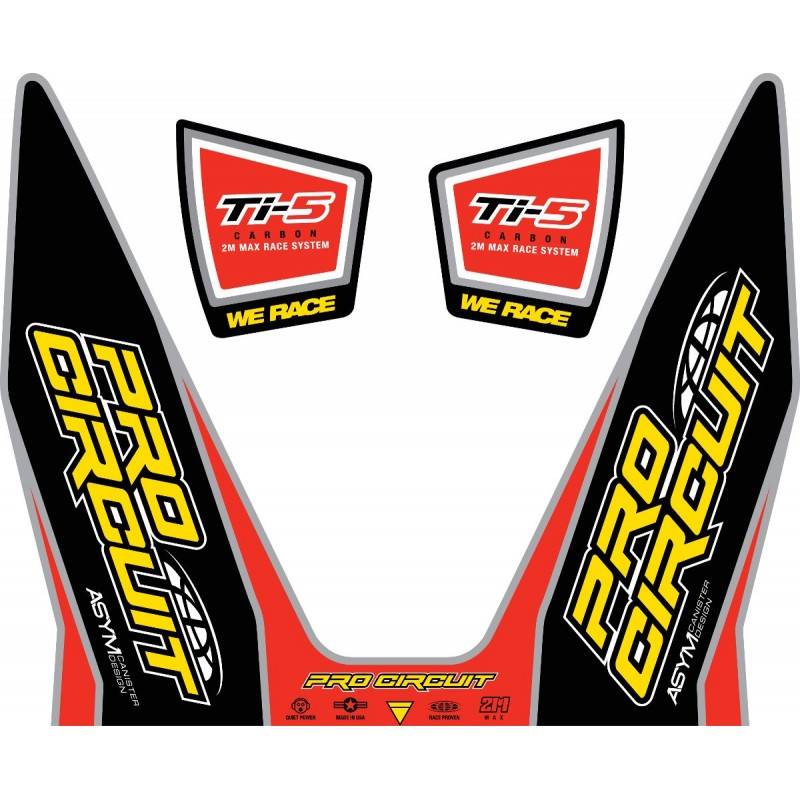 PRO CIRCUIT Kit Adhesivos Escape PRO CIRCUIT Ti-5 Acc. Escape