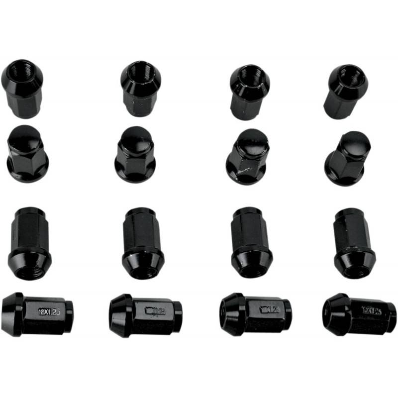 DWT Kit Tuercas Rueda 12x1.25 Cónicas Vaso 14 Cerradas (16 unidades) Negras DWT Tornillería Rueda DWT Kit Tuercas Rueda 12x1.25 Cónicas Vaso 14 Cerradas (16 unidades) Negras DWT Tornillería Rueda