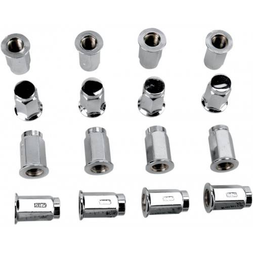 DWT Kit Tuercas Rueda 12x1.25 Planas Cerradas (16 unidades) DWT Tornillería Rueda