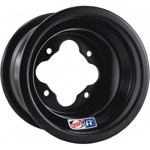DWT Llanta Delantera DWT A5 10X5 4/144 3+2 Aluminio Negra ROLLED-LIP Llantas Quad