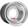 DWT Llanta Delantera DWT Etiqueta ROJA 10X5 4/144 3+2 Aluminio Plata ROLLED-LIP Llantas Quad