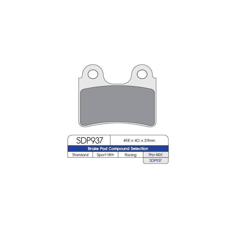 DP BRAKES Pastillas de Freno DP SDS PRO-MX Sinterizadas Beta/Gas Gas SDP937 Pastillas Freno