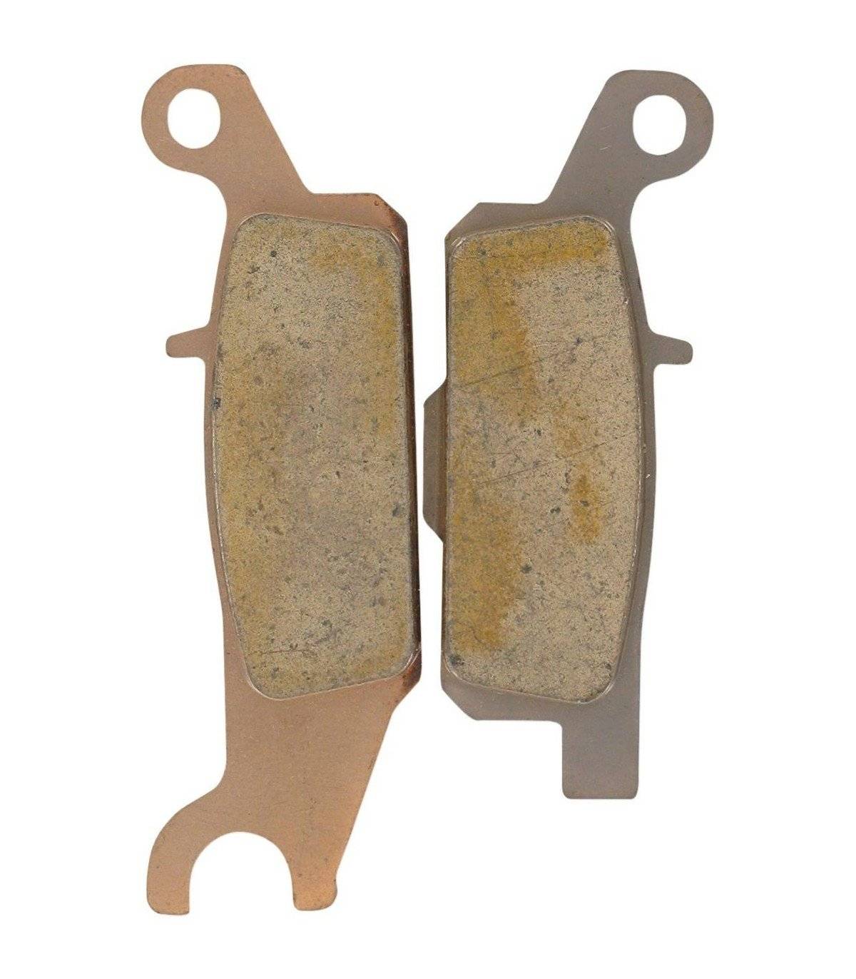 thumbnail image 2 of Solid Brass Brake Pads For Yamaha Grizzly 550/700 Front & Rear, Kodiak 700 Front – USA Made, 2-Pack 2 of 5