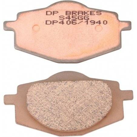DP BRAKES Pastillas de Freno DP Sinterizadas Yamaha TTR 225 (01-05) Banshee/Warrior 350 (87-89) DP406 Pastillas Freno