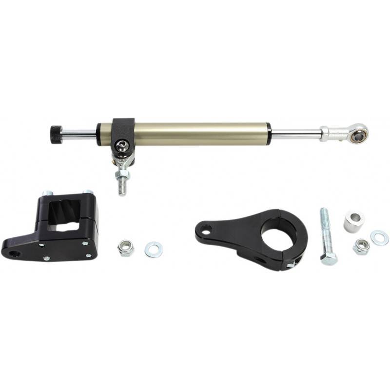 MOOSE RACING HARD PARTS Amortiguador de Dirección 7 Posiciones Yamaha YFZ 450R MOOSE RACING Negro Amort. Dirección