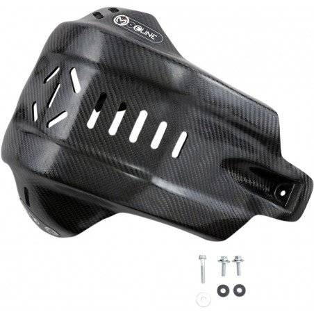 MOOSE RACING HARD PARTS Cubre Cárter Carbono Honda CRF 250R (18) MOOSE RACING Protectores Cárter