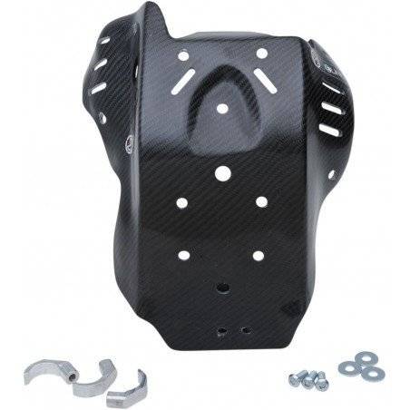 MOOSE RACING HARD PARTS Cubre Cárter Carbono Husqvarna FC 250 (18) MOOSE RACING Protectores Cárter