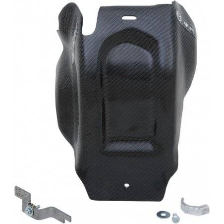MOOSE RACING HARD PARTS Cubre Cárter Carbono Husqvarna TC 250 (19) MOOSE RACING Protectores Cárter
