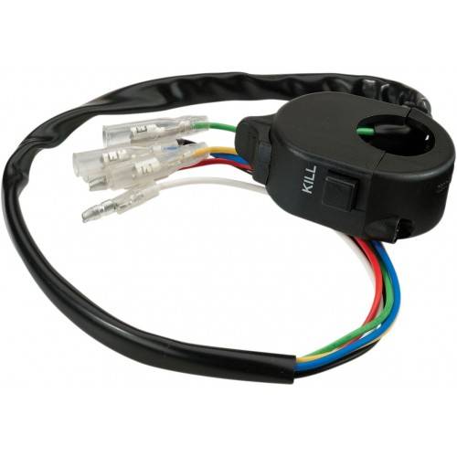 MOOSE RACING HARD PARTS Mando Universal Luces/Corta Corriente Manillar MOOSE RACING Mandos Comutadores