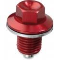 MOOSE RACING HARD PARTS Tornillo Magnético Drenaje Aceite Suzuki MOOSE RACING Rojo Tornillos Aceite