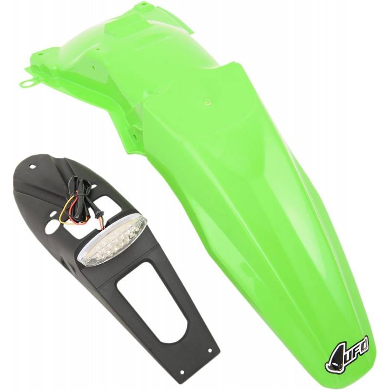 UFO Guardabarros Trasero con Luz Led UFO Kawasaki KLX 450R Guardabarros Traseros