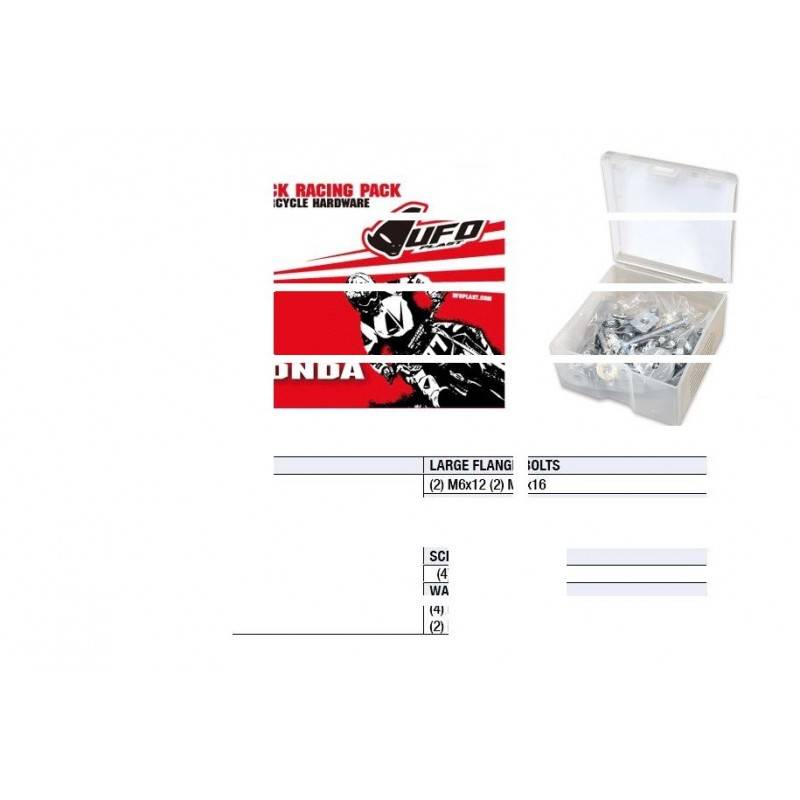 UFO Kit Tornillería UFO para HONDA Track Racing Universal Tornillería
