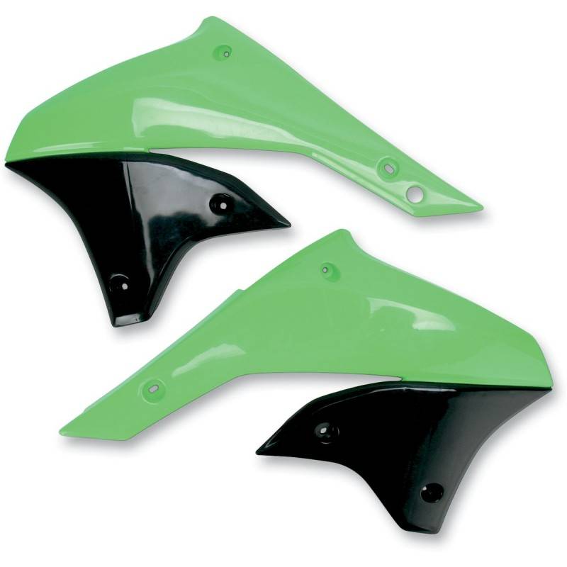 UFO Plásticos Laterales Radiador UFO Kawasaki KLX 450R Placas Frontales