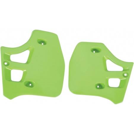 UFO Plásticos Laterales Radiador UFO Kawasaki KX 250 (88-89) KX 500 (88-01) Placas Frontales