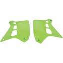 UFO Plásticos Laterales Radiador UFO Kawasaki KX 250 (90-91) Placas Frontales