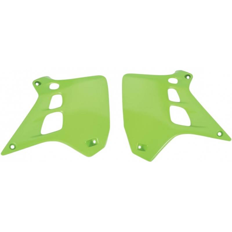 UFO Plásticos Laterales Radiador UFO Kawasaki KX 250 (90-91) Placas Frontales