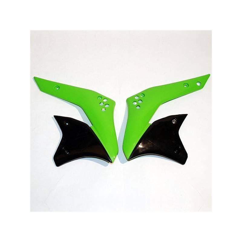 UFO Plásticos Laterales Radiador UFO Kawasaki KX 250F (07) Placas Frontales
