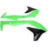 UFO Plásticos Laterales Radiador UFO Kawasaki KX 450F (16-18) Placas Frontales