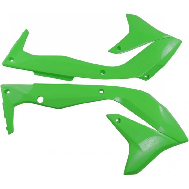 UFO Plásticos Laterales Radiador UFO Kawasaki KX 450F (16-18) Placas Frontales