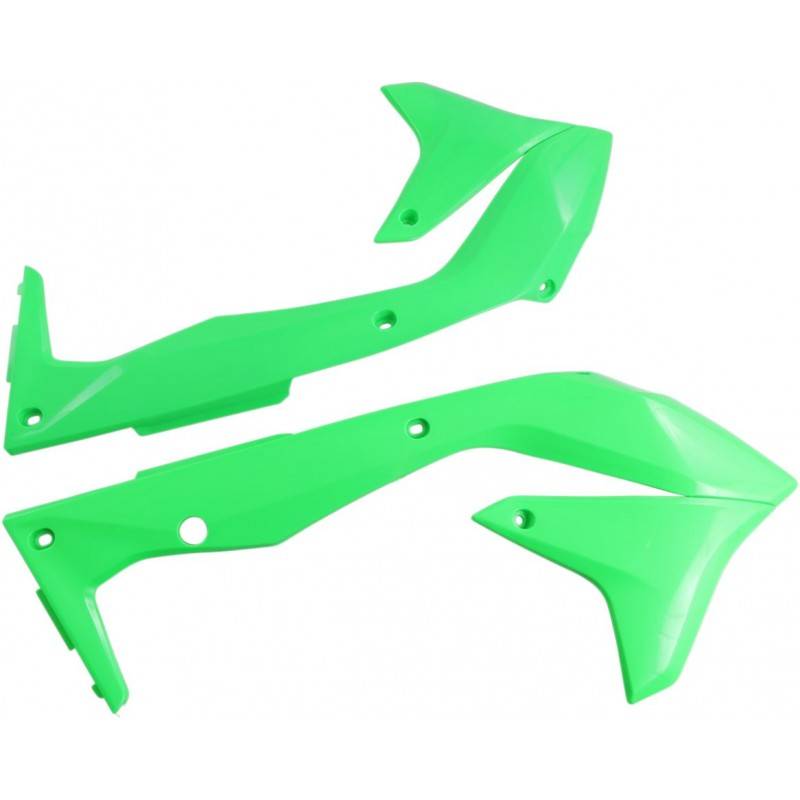 UFO Plásticos Laterales Radiador UFO Kawasaki KX 450F (16-18) Placas Frontales