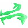 UFO Plásticos Laterales Radiador UFO Kawasaki KX 450F (16-18) Placas Frontales