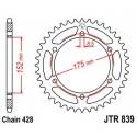 JT SPROCKETS Corona Acero JT Yamaha WR 125 R/X (09-16) 839.51 51 Dientes Coronas