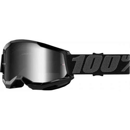 100% Gafas 100% STRATA 2 BLACK Espejo Gafas