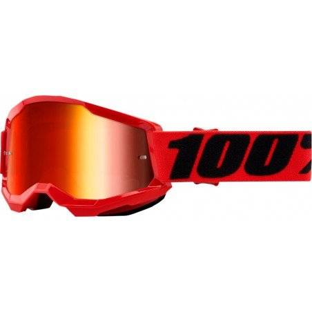 100% Gafas Infantiles 100% STRATA 2 RED Espejo Gafas