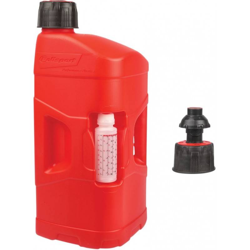 Bidón Gasolina Homologado POLISPORT 10 L Con Válvula de Llenado Rápido