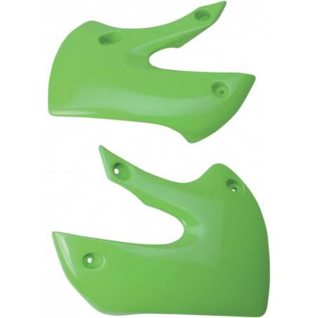 UFO Plásticos Laterales Radiador UFO Kawasaki KX 65 / KLX110 Placas Frontales