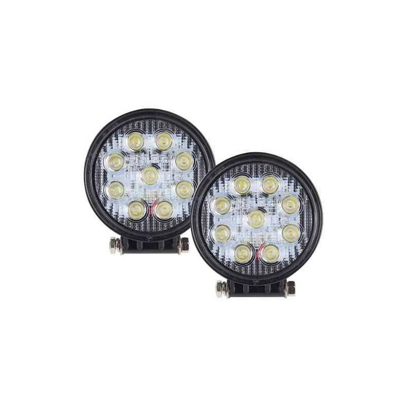 QUADEST Faros SRG 9 Leds 27W 11CM Largas (2 unidades) Suplementarias