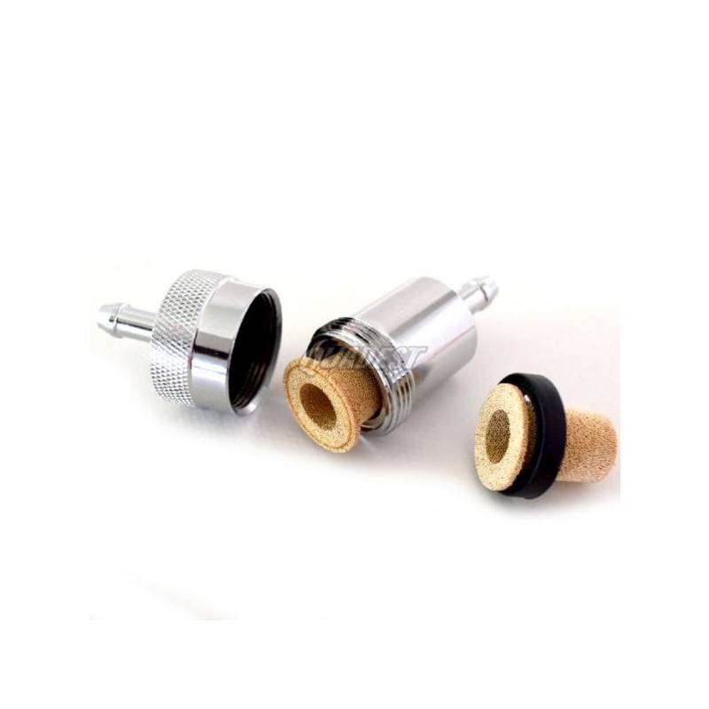 JMP Filtro de Gasolina Aluminio 6.5mm + Recambio Filtros Gasolina
