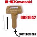 KAWASAKI Llave Virgen Kawasaki Corte Derecha Llaves y Llaveros