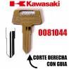 KAWASAKI Llave Virgen Kawasaki Corte Derecha con Guía Llaves y Llaveros