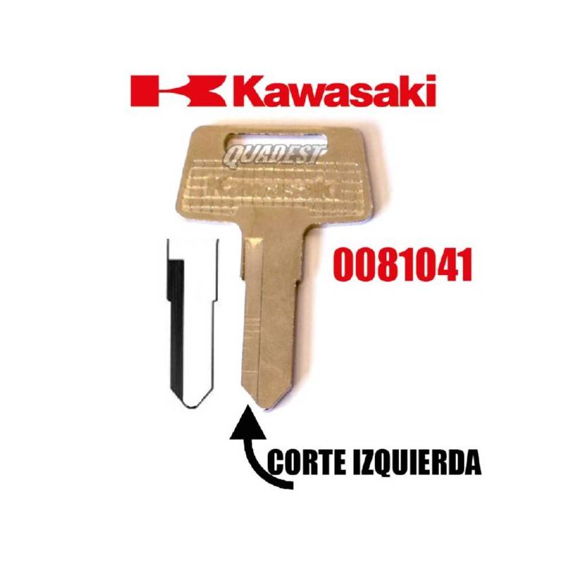 KAWASAKI Llave Virgen Kawasaki Corte Izquierda Llaves y Llaveros