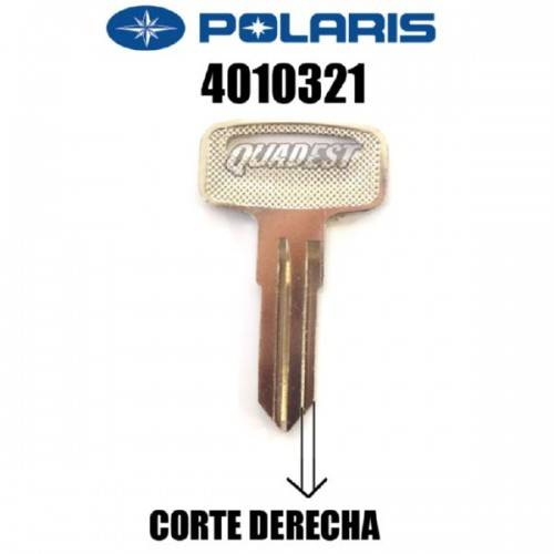 POLARIS Llave Virgen Polaris Corte Derecha Llaves y Llaveros