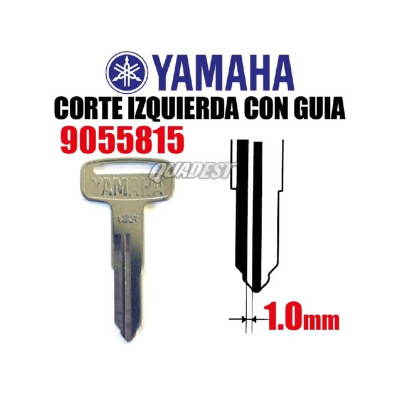YAMAHA Llave Virgen Yamaha Corte Izquierda 1Mm con Guia Llaves y Llaveros