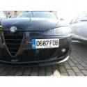 QUADEST Matrícula Acrílica Coche Alfa Romeo Homologada ITV