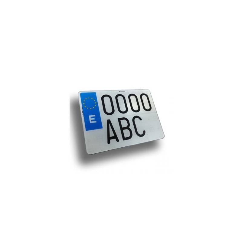 QUADEST Matrícula Acrílica Moto Homologada ITV