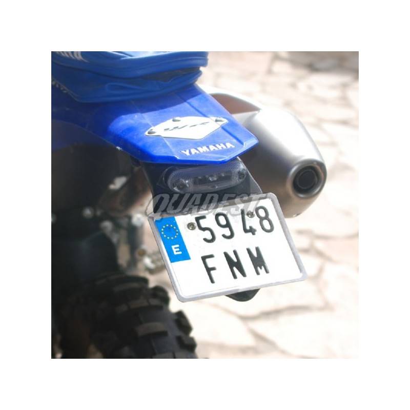 QUADEST Matrícula Aluminio Moto Pequeña Homologada ITV
