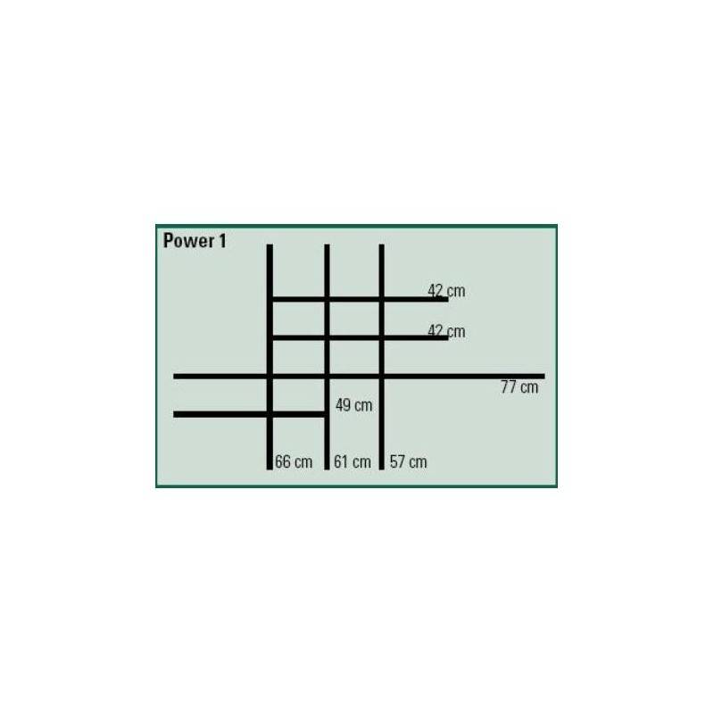 QUADEST Recambio Tiras Parrillas Pies Power-1 Tiras Parrillas