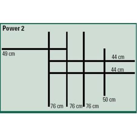 QUADEST Recambio Tiras Parrillas Pies Power-2 Tiras Parrillas