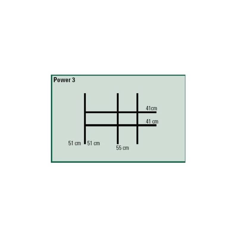 QUADEST Recambio Tiras Parrillas Pies Power-3 Tiras Parrillas