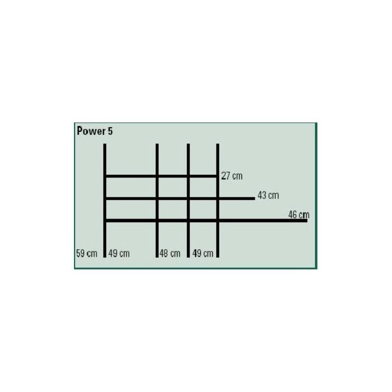QUADEST Recambio Tiras Parrillas Pies Power-5 Tiras Parrillas