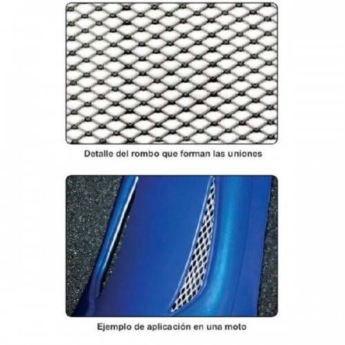 QUADEST Rejilla Tuning 18,5X47,5 Cm Aluminio Otras Piezas