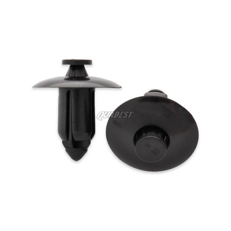 QUADEST Remaches Plástica M8 (10 Unidades) Ancho Grapas Plástica