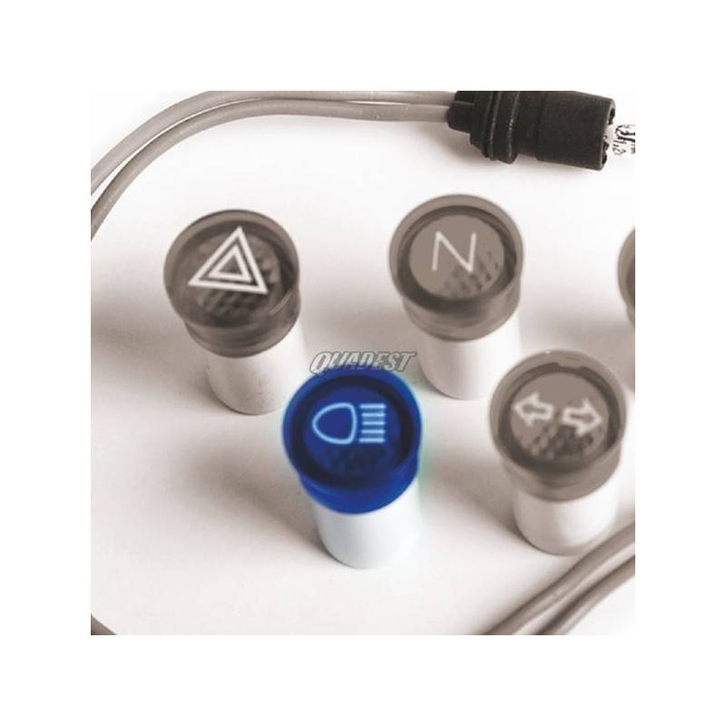 QUADEST Testigo Indicador Tablier Largas ITV