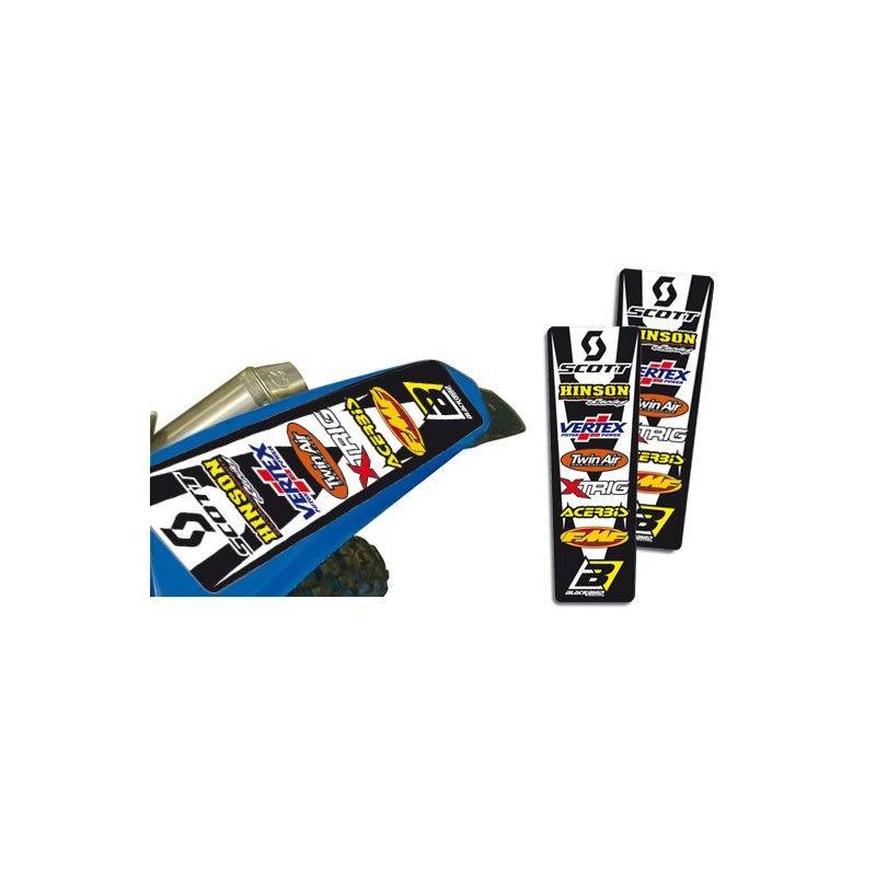 BLACKBIRD Adhesivo Universal Guardabarros Trasero SPONSOR BLACKBIRD Láminas Adhesivos